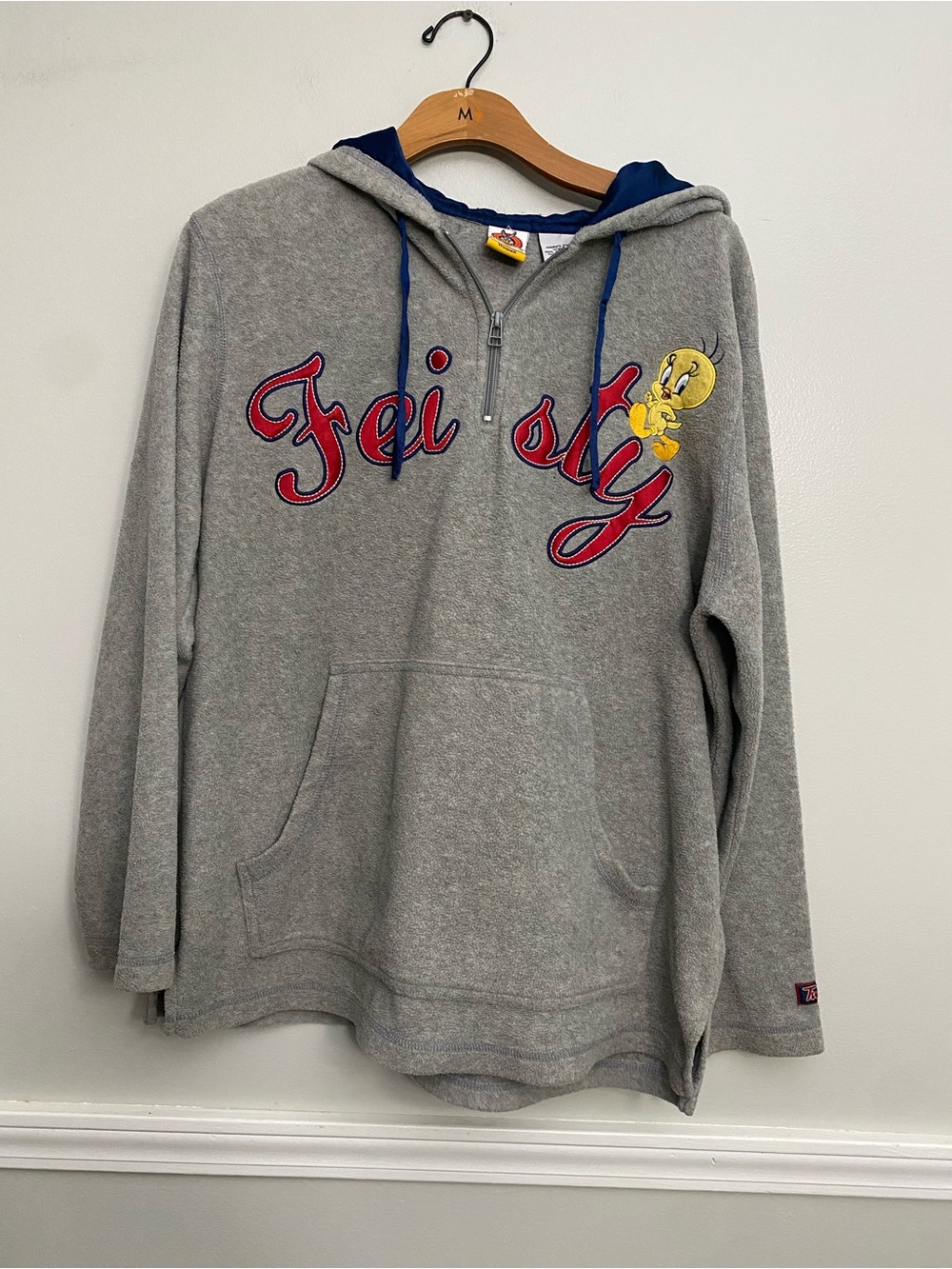 Vintage Women’s Feisty Tweety Fleece Jacket - 1X